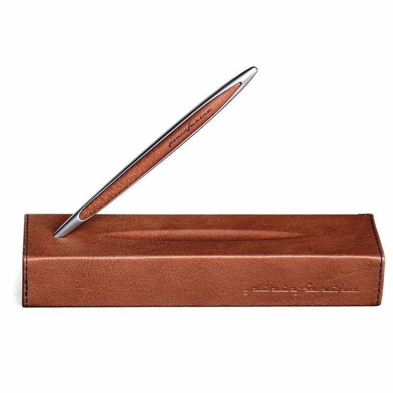 Pininfarina Segno Cambiano Luxury Leather Limited Edition 01- Natural Inkless Pen - Ethergraf Metal Alloy, , medium