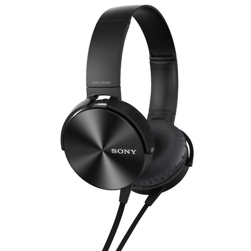 Sony MDR-XB450 Extra Bass Wired On-Ear Headphone Black, , large image number 0