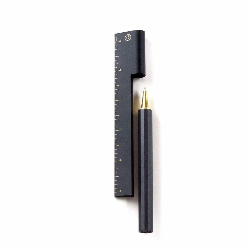 HMM Rule/One Gold Multifunctional Pen & Ruler, , large image number 1