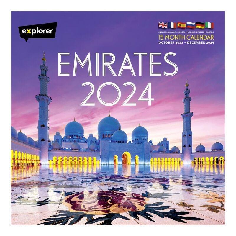 Emirates Calendar 2024 15 Months Calendar (October 2023 - December 2024) | Explorer Publishing, , large image number 0
