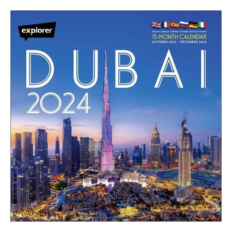 Dubai Calendar 2024 15 Months Calendar (October 2023 - December 2024) | Explorer Publishing, , medium