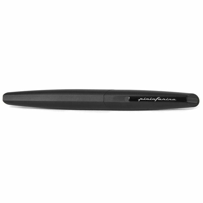 Pininfarina Segno PF Two Roller Black Roller Ball Pen - Schmidt SRC5888 Black Ink, , large image number 1
