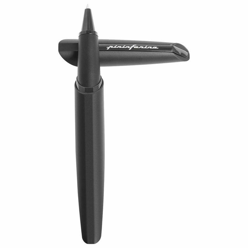 Pininfarina Segno PF Two Roller Black Roller Ball Pen - Schmidt SRC5888 Black Ink, , large image number 3
