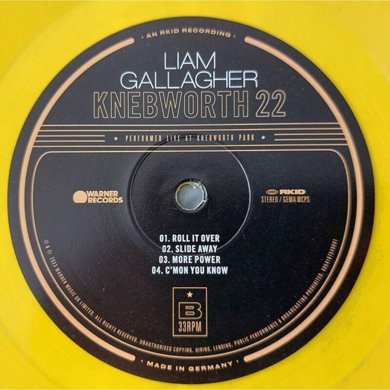 Knebworth 22 (Sun Yellow Colored Vinyl) (Limited Edition) (2 Discs) | Liam Gallagher, , large image number 1