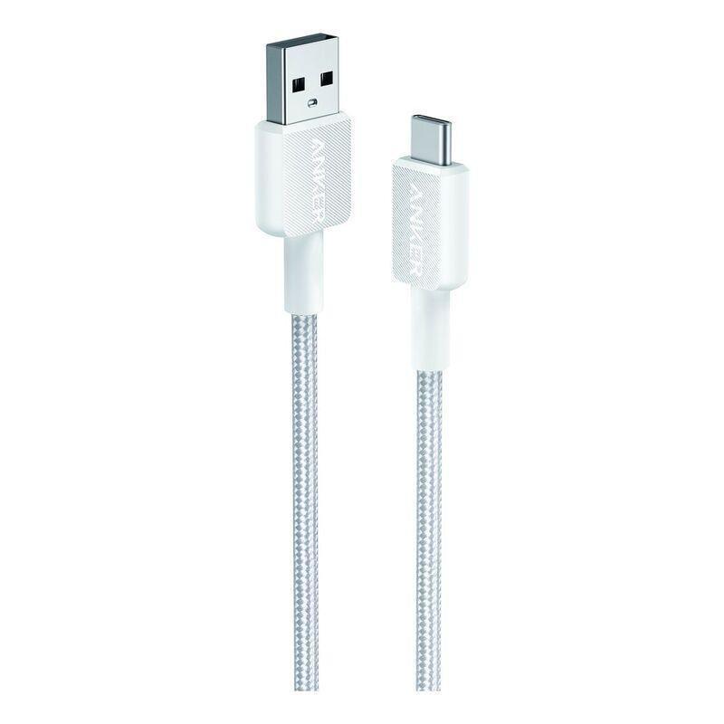 Anker 322 USB-A to USB-C Cable (Braided 3ft - White, , large image number 0