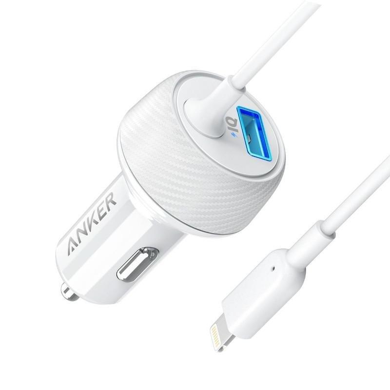 Anker Powerdrive 2 Elite White With Lightning Cable, , large image number 0