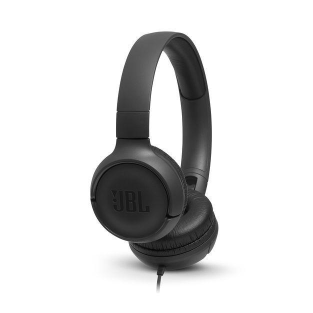 JBL Tune 500 Black Wired On-Ear Headphones, , large image number 0