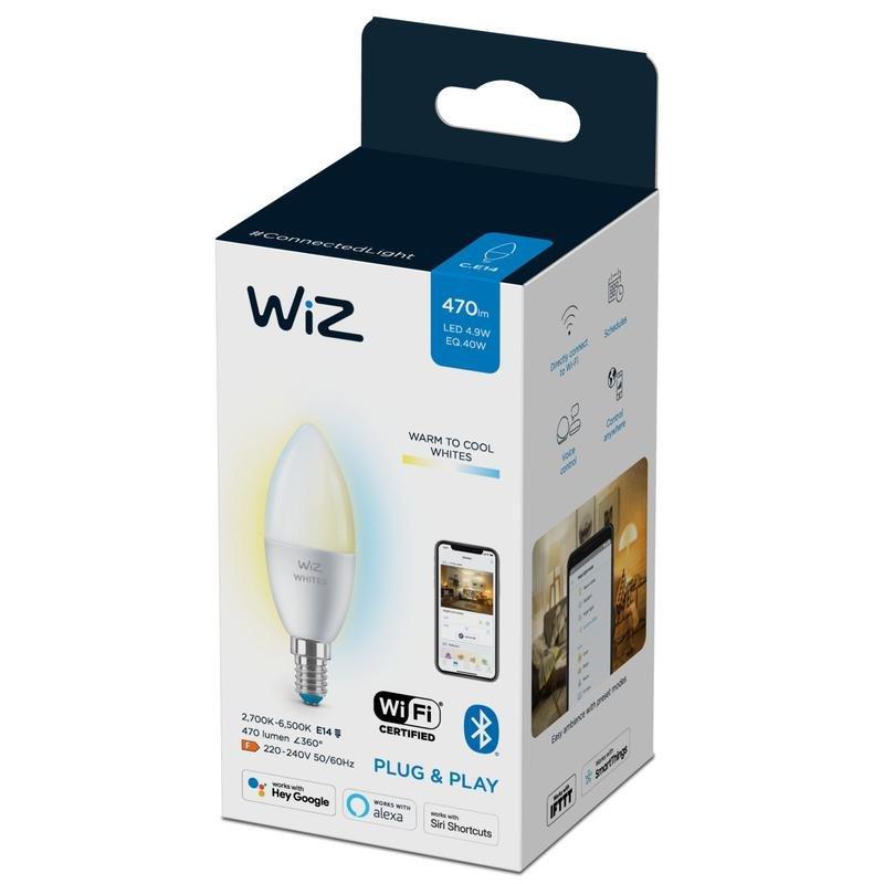 Wiz Candle C37 E14 Wi-Fi Ble 40W 927-65 TW 1PF/6, , large image number 3
