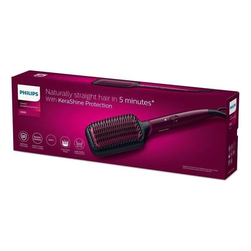 Philips BHH730/03 5000 Heated Straightening Brush, , large image number 2