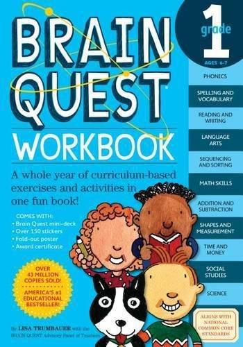 Brain Quest Workbook Grade 1 | Lisa Trumbauer, , large image number 0