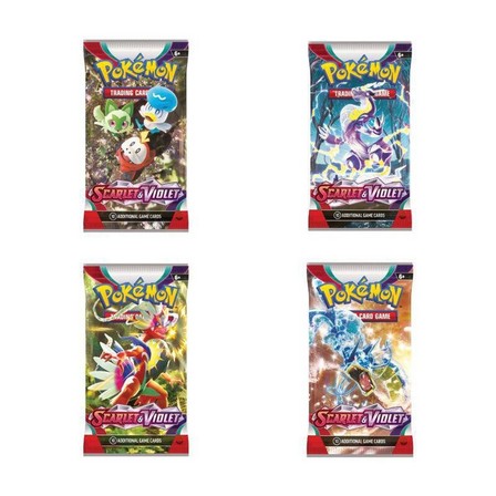 POKEMON TCG - Pokémon TCG Scarlet & Violet SV01 Booster Pack (Single Pack -10 Cards) (Assortment - Includes 1)