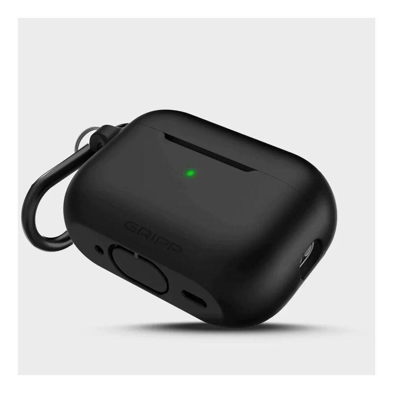 Gripp Rubon Case + Keyring Hook For Airpods Pro (2nd Generation) - Black, , large image number 1