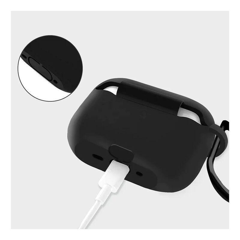 Gripp Rubon Case + Keyring Hook For Airpods Pro (2nd Generation) - Black, , large image number 3