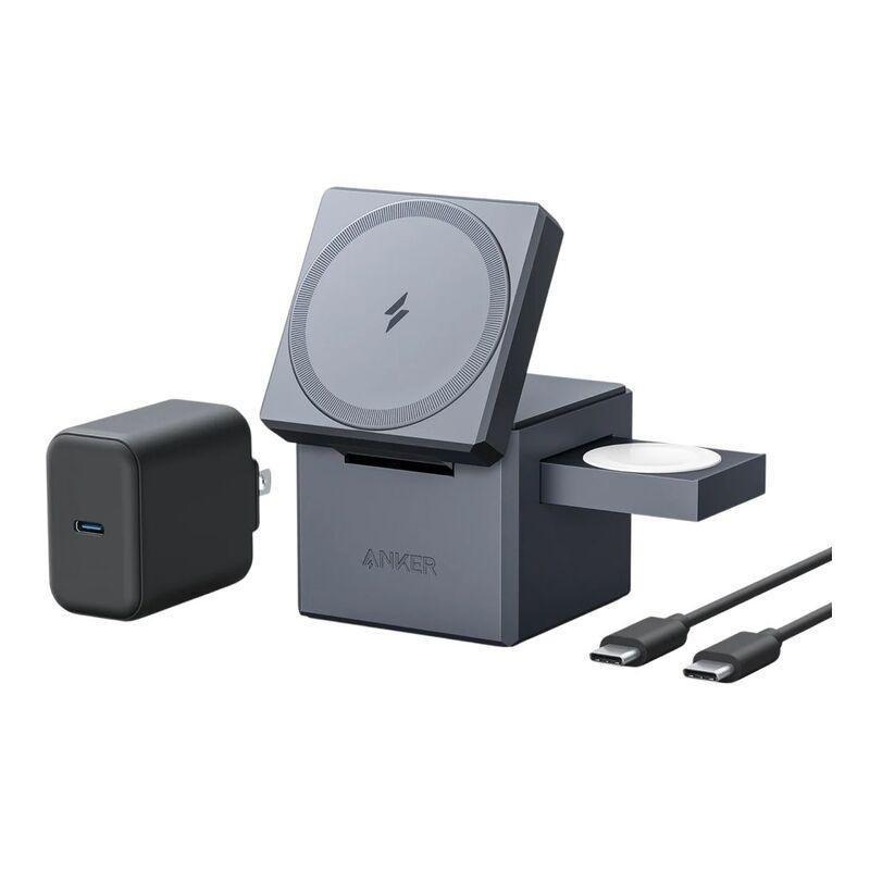 Anker 3-in-1 Cube With MagSafe - Grey, , medium