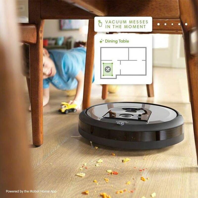 iRobot Roomba i8+ Wi-Fi Connected Self-Emptying Robot Vacuum, , large image number 3