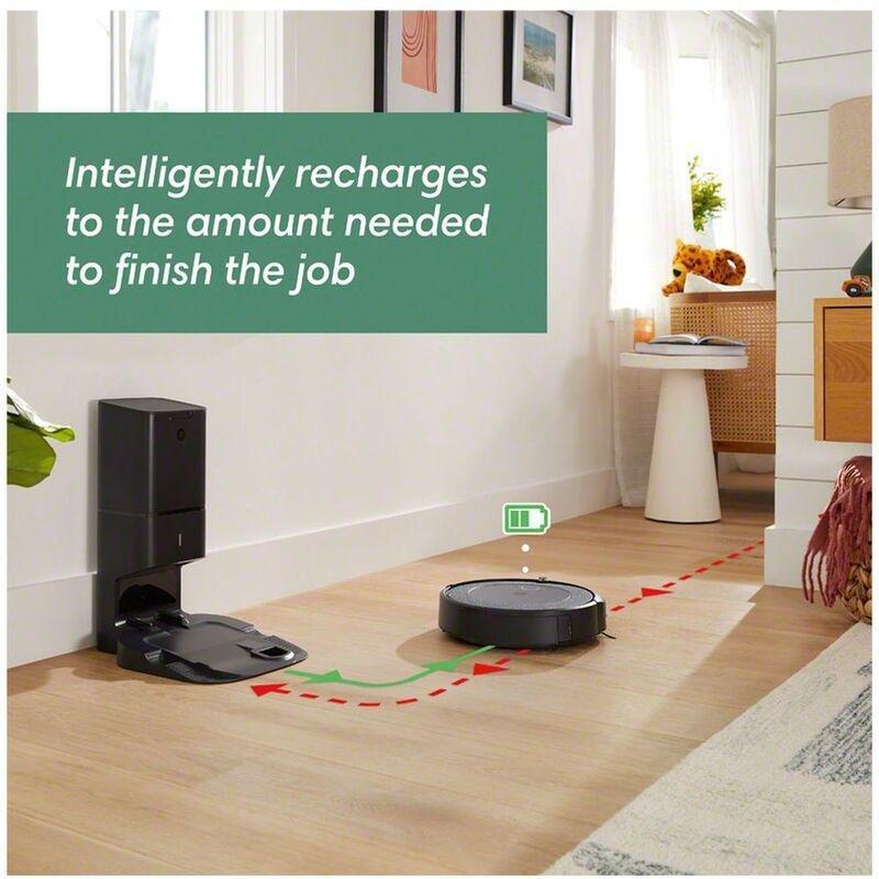 iRobot Roomba i5+ Wi-Fi Connected Self-Emptying Robot Vacuum, , large image number 4