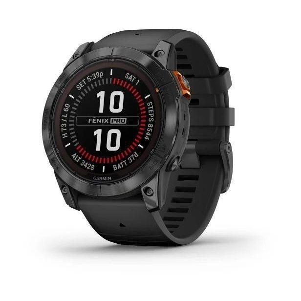 Garmin fenix 7X Pro - Solar Edition Smartwatch - Slate Grey with Black Band (51mm), , large image number 0