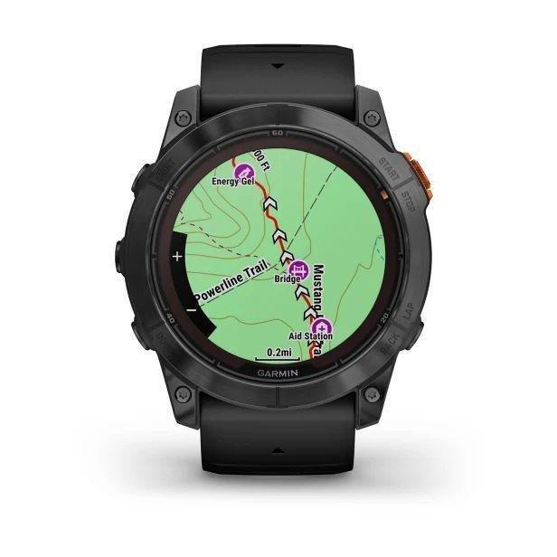 Garmin fenix 7X Pro - Solar Edition Smartwatch - Slate Grey with Black Band (51mm), , large image number 1