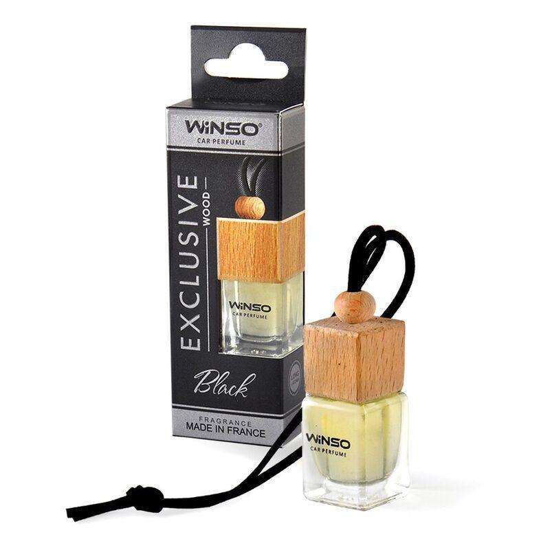 Winso Exlusive Wood Car Air Freshener - Black C45, , medium