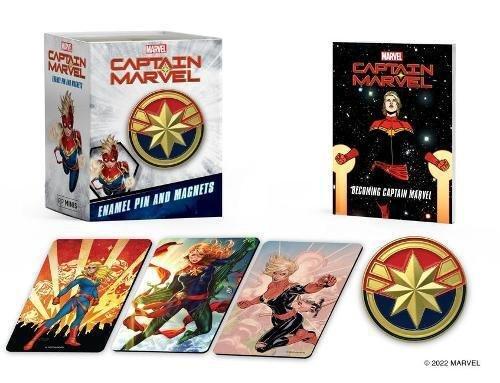 Marvel - Captain Marvel Enamel Pin & Magnets | Robert K Elder, , large image number 0
