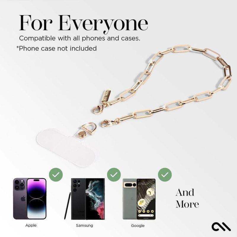 CASE-MATE - Case-Mate Gold Link Chain Phone Wristlet