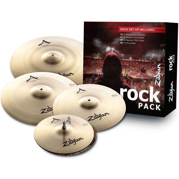 Zildjian A0801R A Rock 4-Piece Cymbal Set - 14/17/19/20 inch, , large image number 0