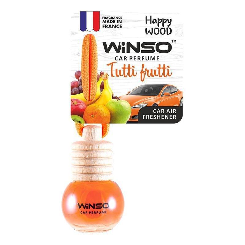 Winso Happy Wood Car Air Freshener - Tutti Frutti C160 5.5 ml, , medium