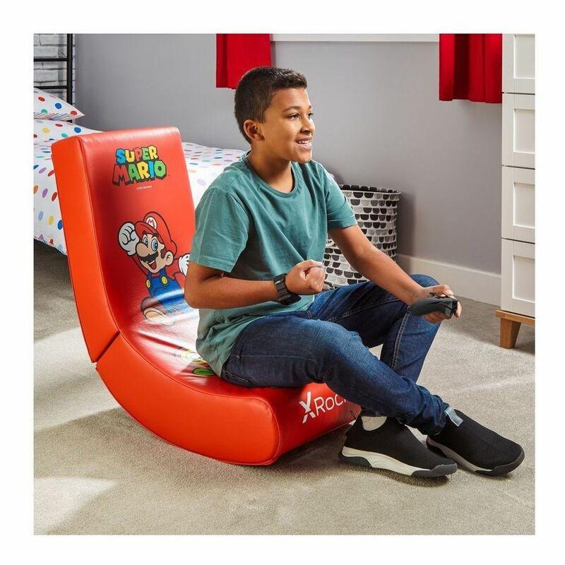 X-Rocker Nintendo Allstar Mario Gaming Rocking Chair, , large image number 3