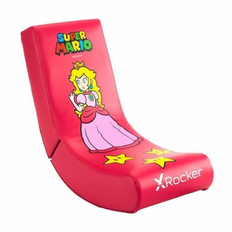 X-Rocker Nintendo Allstar Peach Gaming Rocking Chair, , large image number 0