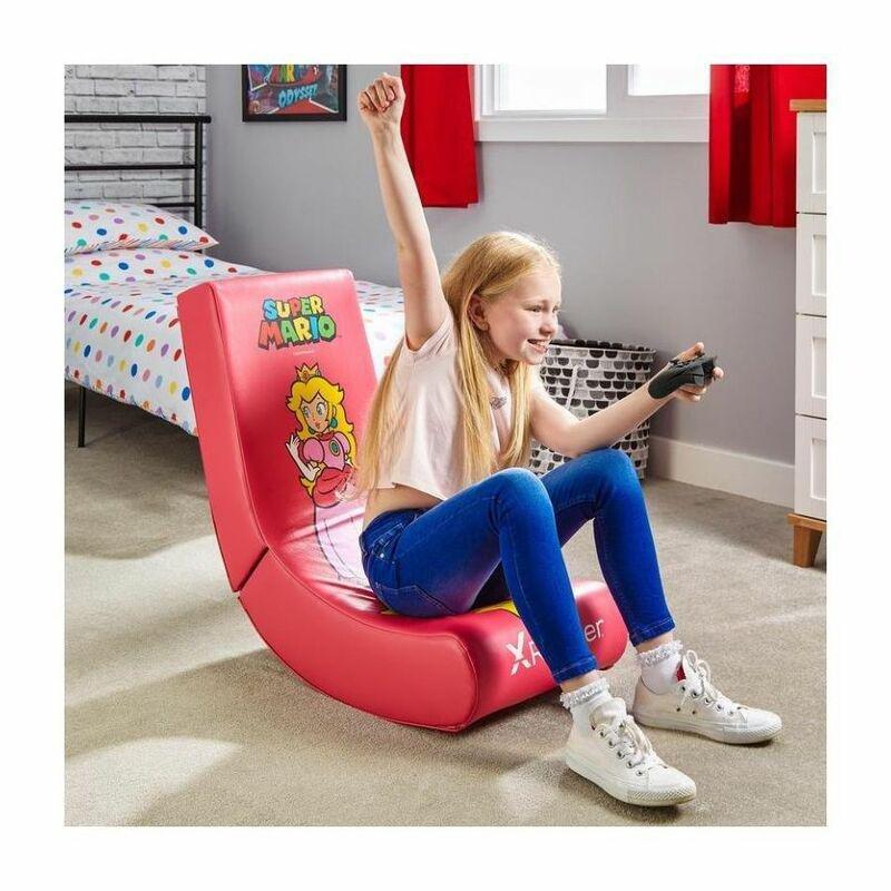 X-Rocker Nintendo Allstar Peach Gaming Rocking Chair, , large image number 3