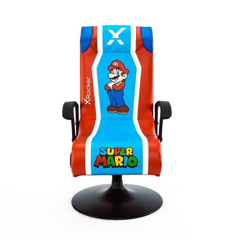 X-Rocker Nintendo Mario Pedestal Gaming Chair, , large image number 0