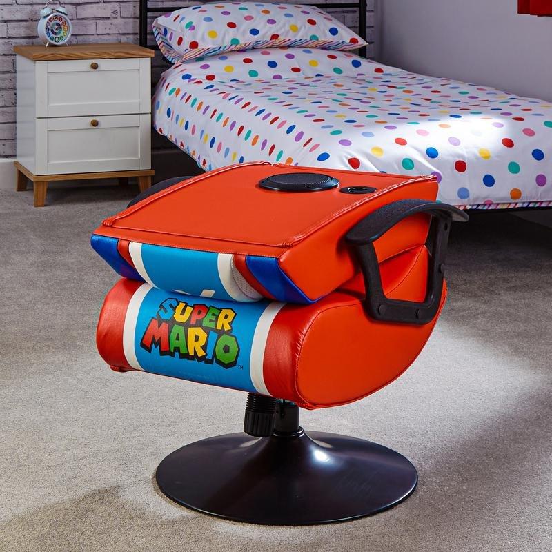 X-Rocker Nintendo Mario Pedestal Gaming Chair, , large image number 6