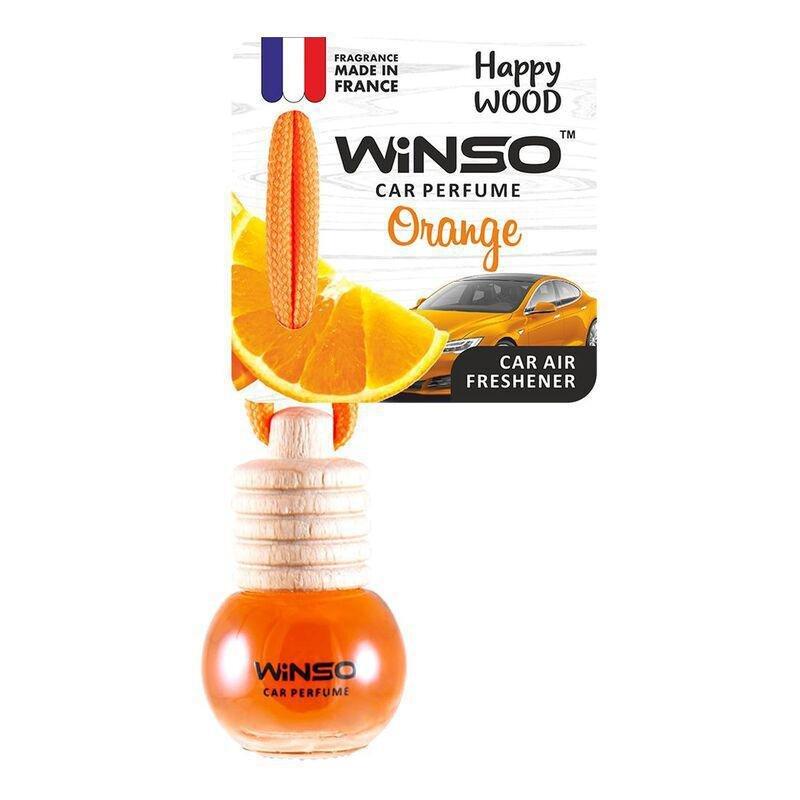 Winso Happy Wood Car Air Freshener - Orange C160 5.5 ml, , medium