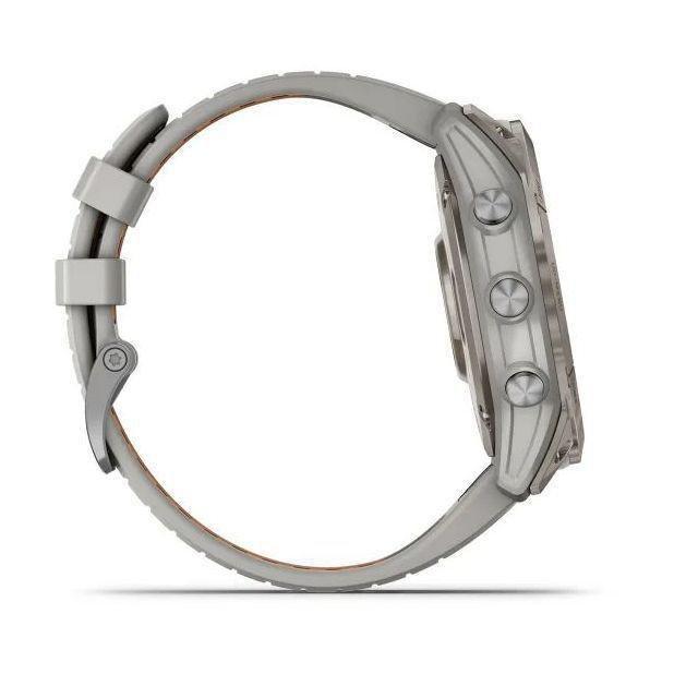 Garmin fenix 7X Pro - Sapphire Solar Edition Smartwatch - Titanium with Fog Gray/Ember Orange Band (51mm), , large image number 2