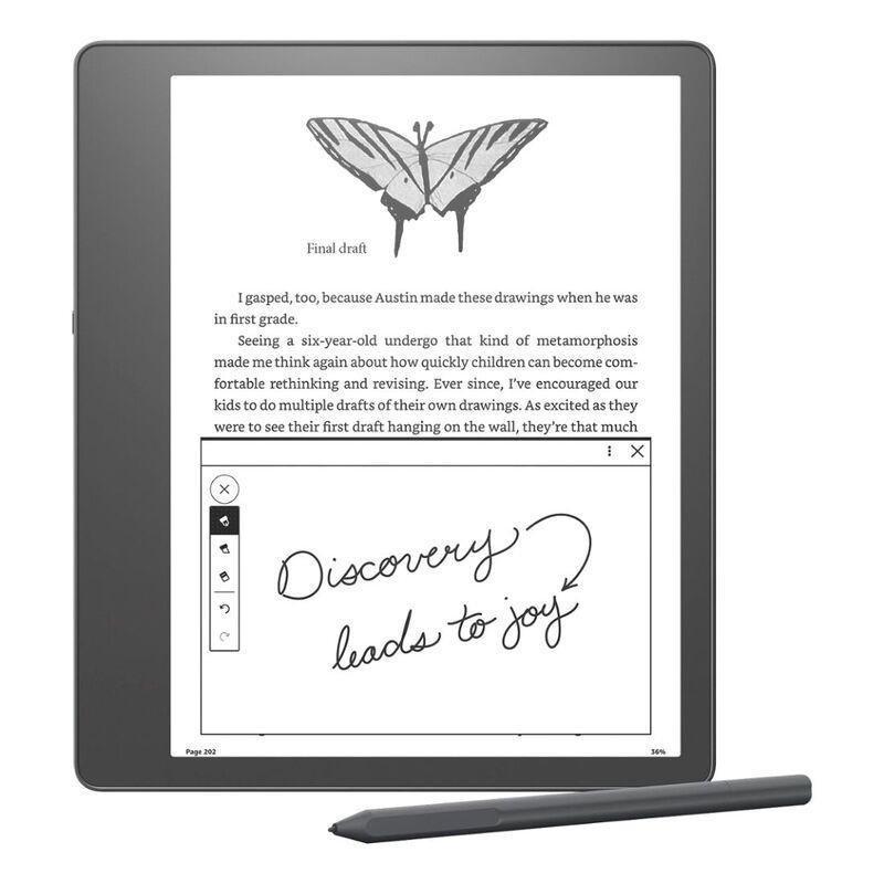 Amazon Kindle Scribe E-Reader 10.2-Inch Display With Premium Pen 64GB - Grey, , large image number 0