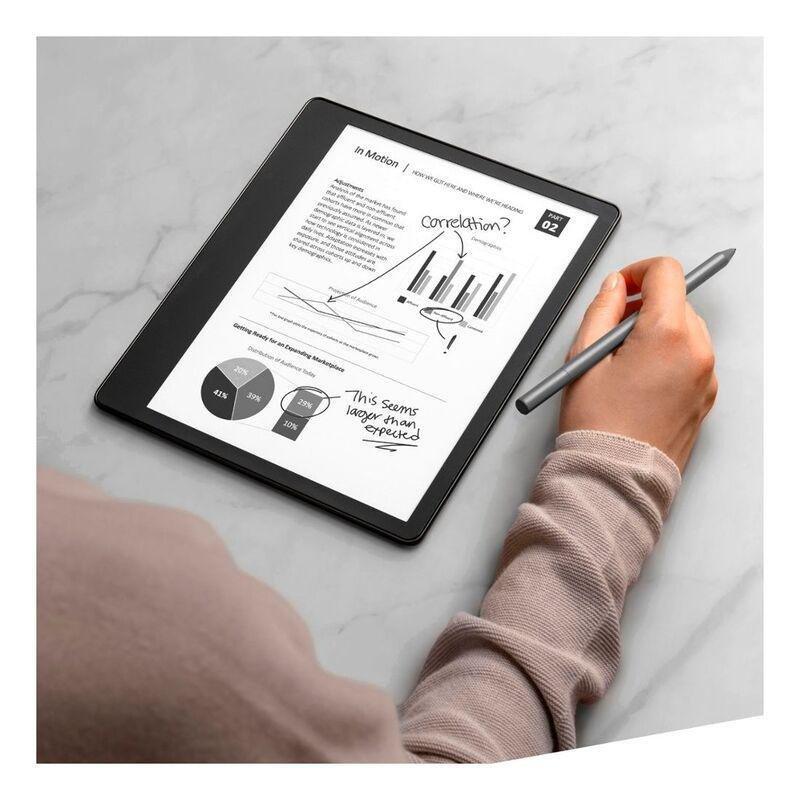 Amazon Kindle Scribe E-Reader 10.2-Inch Display With Premium Pen 64GB - Grey, , large image number 4