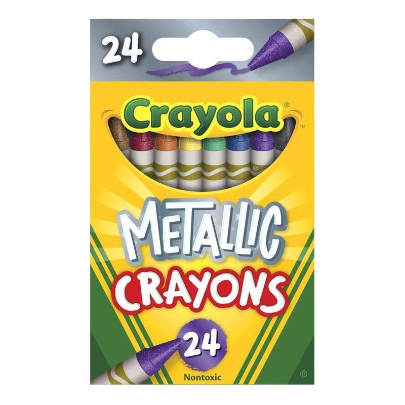 Crayola Metallic Crayons (Set of 24), , large image number 0