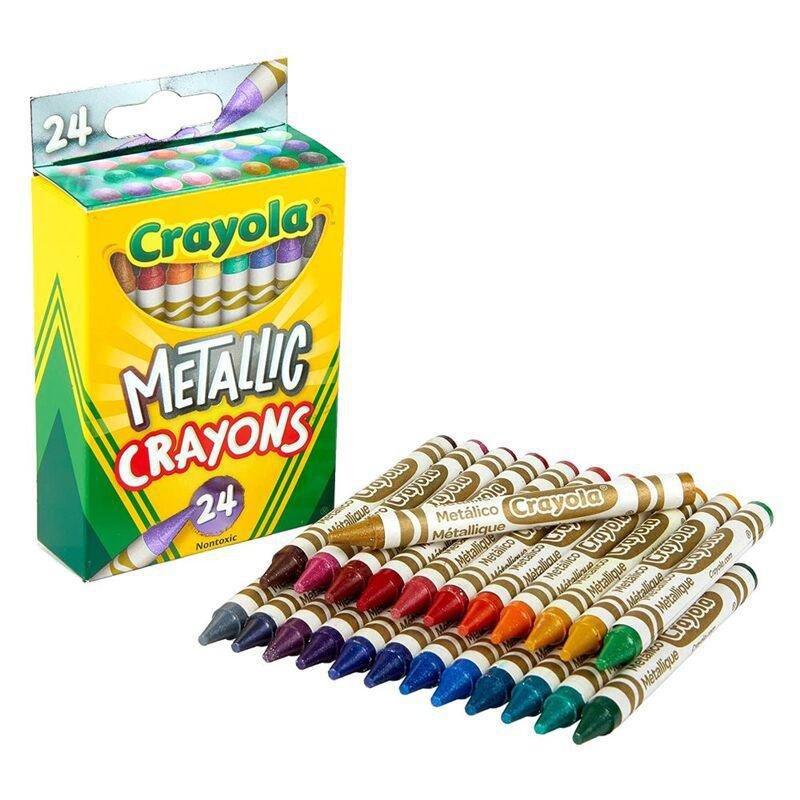 Crayola Metallic Crayons (Set of 24), , large image number 2