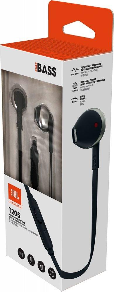 JBL T205 In-Ear Binaural Wired Earphones Black, , large image number 10