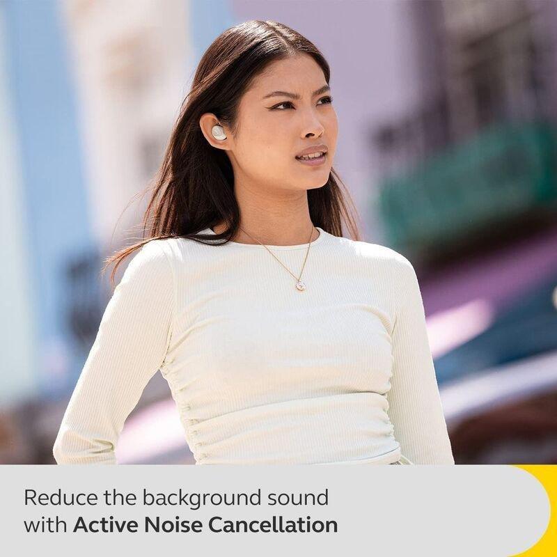 Jabra Elite 4 True Wireless Earbuds With Active Noise Cancellation - Light Beige, , large image number 2