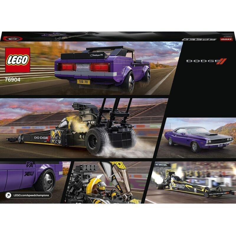 LEGO Speed Champions Dragster Muscle Cars Toy 76904, , large image number 9