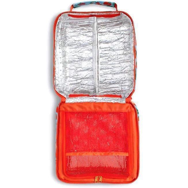 Ban.do What's for Lunch Lunch Bag Strawberry Field Blue, , large image number 2