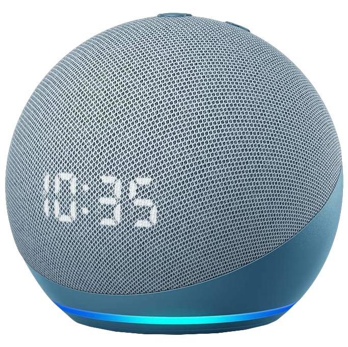 Amazon Echo Dot (4th Gen) Smart Speaker with Clock - Twilight Blue, , large image number 0