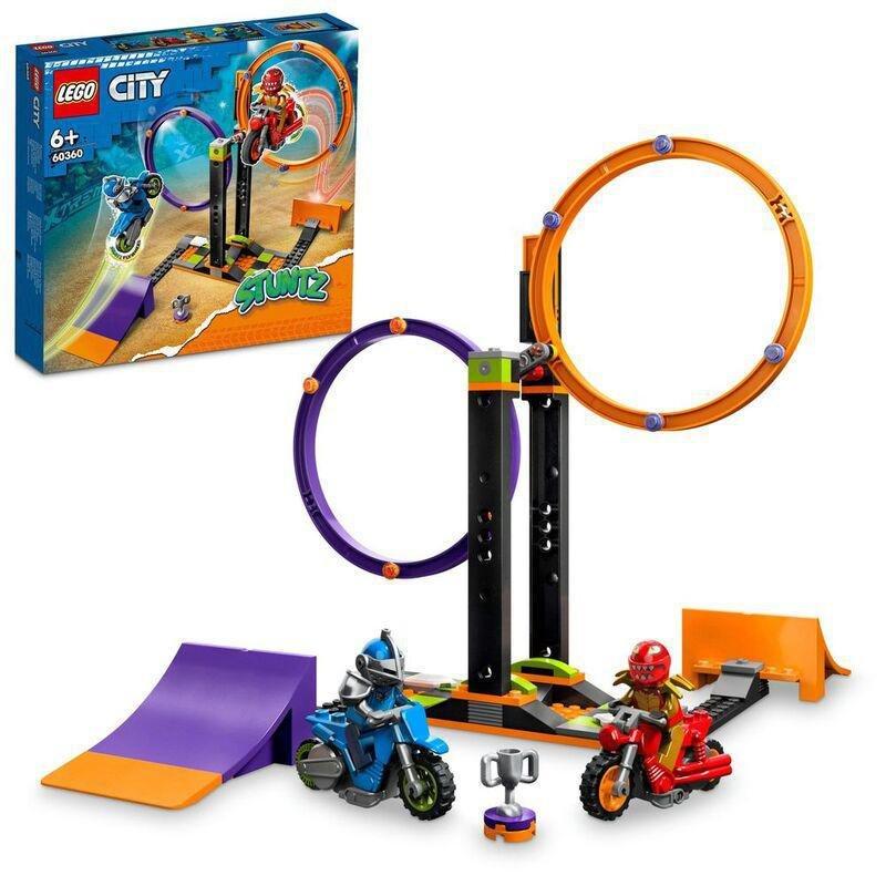 LEGO City Stunz Spinning Stunt Challenge 60360 (117 Pieces), , large image number 0