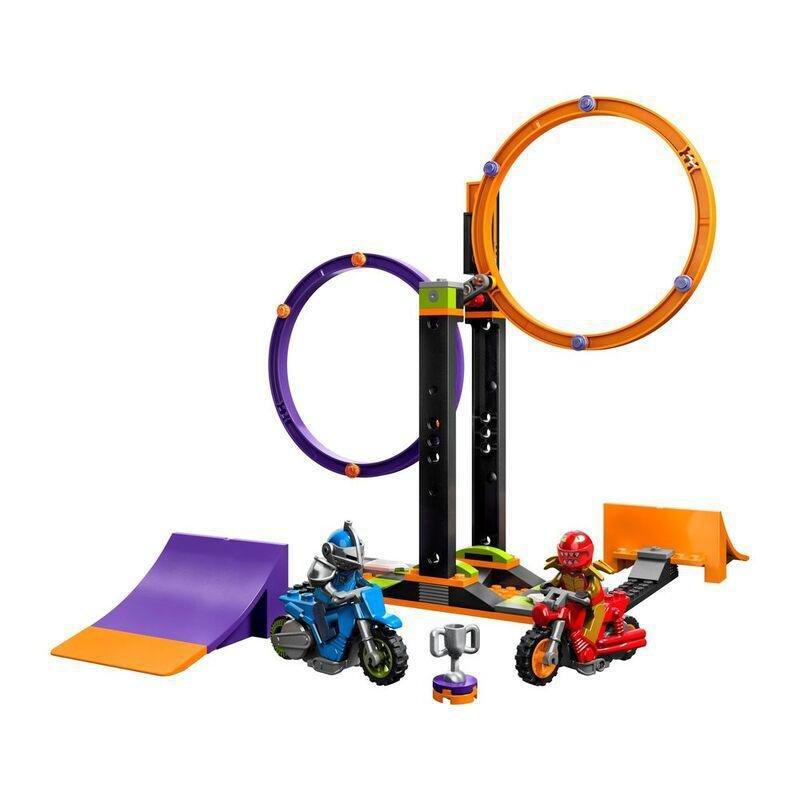 LEGO City Stunz Spinning Stunt Challenge 60360 (117 Pieces), , large image number 1
