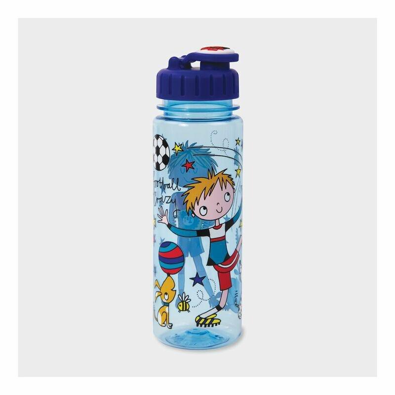 Rachel Ellen Designs Water Bottle Football Crazy 500ml, , large image number 0
