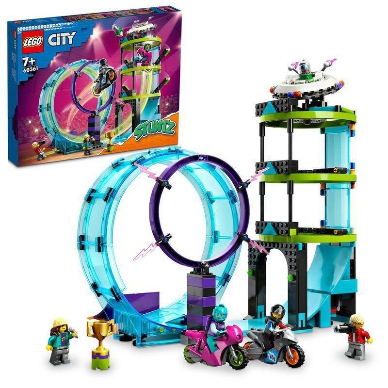 LEGO City Stunz Ultimate Stunt Riders Challenge 60361 (385 Pieces), , large image number 0