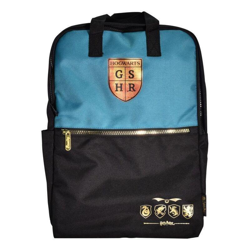 Blue Sky Studios Harry Potter Fashion Backpack - Black/Teal, , large image number 0