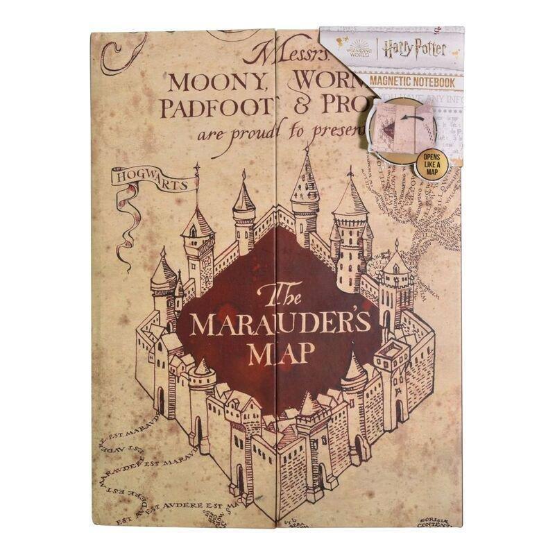 Blue Sky Studios Harry Potter Marauders Map A5 Notebook, , large image number 0