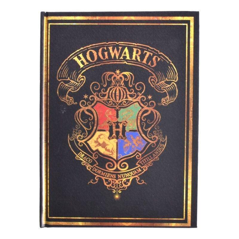 Blue Sky Studios Harry Potter Notebook & Pen Set - Colourful Crest, , large image number 0
